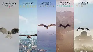 Evolution of Eagles in Assassin's Creed Games (2012-2023) - Senu/Ikaros/Synin/Enkidu