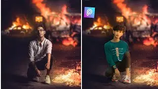 Pranav PG New Fire Concept | Photo Editing | PicsArt Photo Editing 2020