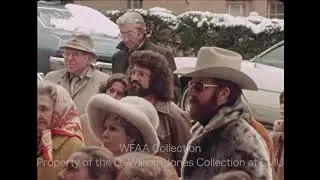 Unveiling Of The Texas Historical Marker Outside The Home Of Artist Frank Reaugh - November 1976