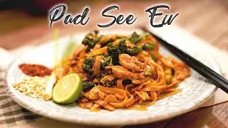 PAD SEE EW | SUPER EASY & QUICK Thai Stir Fried Noodles Recipe | Under 10 Minutes!