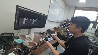 Master Device Gravity Compensate Indy7 & Isaacsim