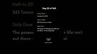 Day 22 of 365 | Daily Remainder #selfhelpquotes #dailydoseofmotivation #selfhelp