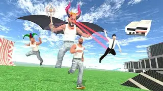 Big Head Devil Attack Franklin City In Indian Bike Driving 3d 
