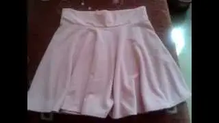 pastel pink skirt