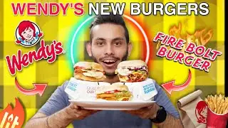 New Wendy's Flavour Fresh Range: Are They Worth It | Tandoori Fire Bolt, Lord Cheesynator, | NomBom