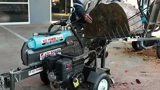 Inaugural Showcase of Our Top-Notch Log Splitter's Performance!