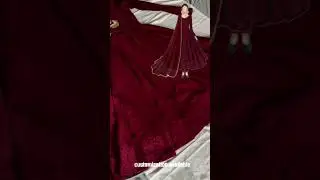 Custom Made 3PC Raw Silk Dress | Luxury Handcrafted Outfit | Zanposh Creations