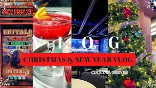 HOLIDAY VLOG | MINI MONEY COUNT | GIFTS | CAR CHAT | COCKTAIL SERVER