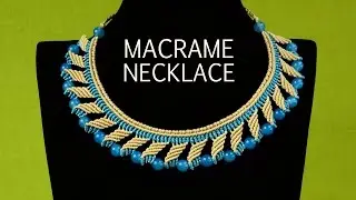 Nefertiti Macramé Necklace Tutorial | Macrame School