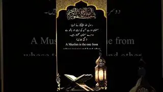 Hadiths on True Muslim & Power of Silence | Musalman aur Khamoshi Par Hadees