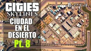 ZONA DE OFICINAS - Cities Skylines Sunset Harbor PS4 Parte 8