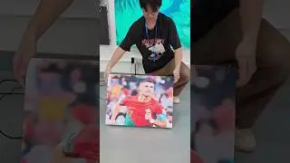 Reorganization of Ronaldo is successful#eagerled #leddisplay #ledscreen #cr7  #factory