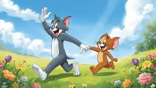 Tom and Jerry Funny Friendship Song 🐱🐭 | Kids Cartoon Poem | Happy Sunny Day Adventure