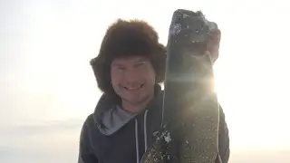 Fishing For Lake Trout In the BWCA By Dog Sled