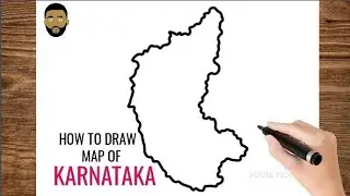 How To Draw Karnataka Map