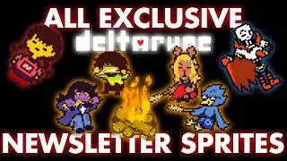 EVERY Sprite from the Undertale/Deltarune Newsletters