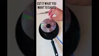 #cd #easy use from CD 💿easy molding idea#craftideas❤️and cut you can use it in  any Sheap you want 💯