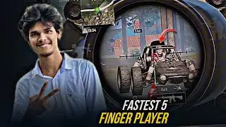 5 finger player insane close range clutches | fastest 5 finger player | BGMI / PUBG 