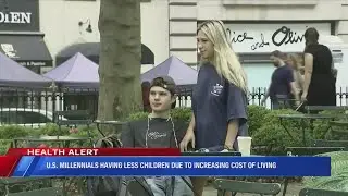 U.S. Millennials having less children due to increasing cost of living