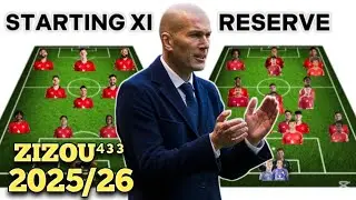 Welcome ZIDANE✅ | Man United Potential Starting XI vs Reserve Team Under ZIDANE Season 2025/26