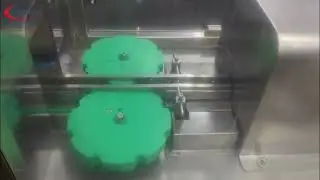 Diagnostic Glass Bottle Automatic Water Jet Cleaning Machine - Inverted Type 2