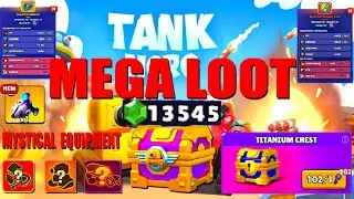 OPENING 102 TITANIUM CHESTS in TANK HERO 🔥 | Mega Loot & 13,545 Gems