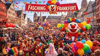 Карнавал во Франкфурте 2026  Frankfurt Carnival Parade Fasching🥳🎊🤩
