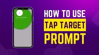 Tap Target Prompt in Android Studio Tutorial | User Guides Implement | Material tap | TapTargetView