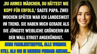 Mein vater sagte, ich h&auml;tte nie das zeug zum erfolg &ndash; er ahnte nicht, dass mein name &uuml;berall trendet