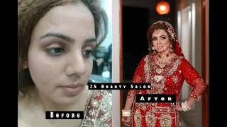 Barat Makeup Tutorial //Juma Bride Hira Zeeshan //JS Beauty Salon