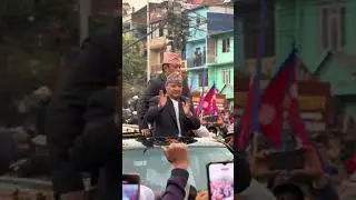 #kinggyanendrashah #hugecrowd #kathmanducity #viralshort #vloggermanish