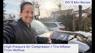 Get Pumped!  Wolfbox Megaflow 24 Pro Air Compressor Unboxing and Testing