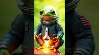 Frog on Rocket |Frog Shorts | Kids Funny Shorts #kidsentertainment