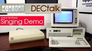 Demo of the DECtalk DTC01 Voice Synthesis Unit singing Jingle Bells