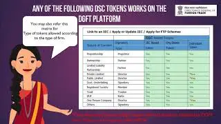 Using Digital Signature Certificate (DSC) on DGFT e-Platform