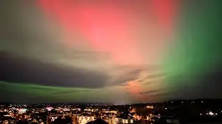 Великолепное северное сияние над Калгари | Aurora Borealis, 11 ноября 2025 г.