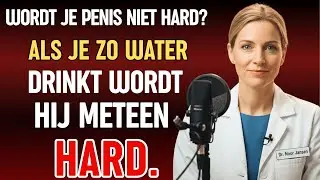 DE UROLOOG LEGT UIT: Als je een erectie wilt, drink dan water op deze manier
