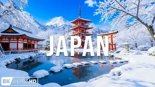 Japan Winter 8K | Snowy Temples & Silent Villages &ndash; Serene Landscapes & Timeless Beauty