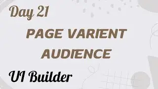 Вариант страницы в зависимости от аудитории | UI Builder, день 21