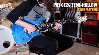 No Talking...Just Tones | PRS CE24 Semi-Hollow - Blue Matteo