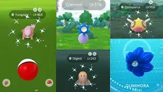 ✨New Glimmet Debut & Shiny Boosted Odds and Raid Hour Live in Pokemon Go ✨