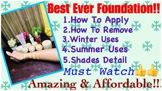 Sheaffer GlowIt & Mineral Foundation || Amazing & Affordable || Full Coverage || Shades Detail