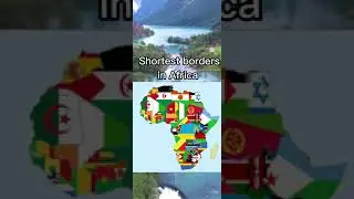 shortest borders in Africa #maps #geography #relations #life #africa  #map #borders #land  #life