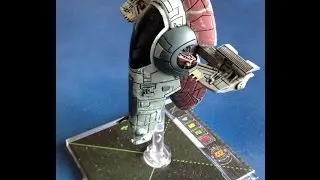 The Cardboard Dungeon: X-Wing Ship Review - Slave 1
