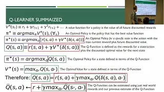 Reinforcement Learning (Q-Learner) - January 2019 Meeting