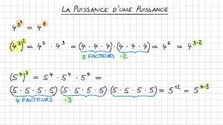La puissance d'une puissance