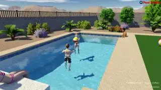 Hamilton Backyard Design Concept by Amanda LeDoux at Presidential Pools, Spas and Patio