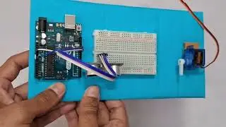 Projek TIK Arduino Uno Membuat palang pintu otomatis