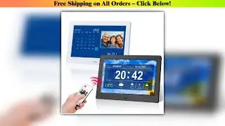 10.1/7-inch WIFI intelligent digital calendar network clock weather desktop electronic calendar