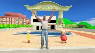 Franklin Teleport His House To MOTU PATLU CITY FURFURI NAGAR in INDIAN BIKE DRIVING 3D